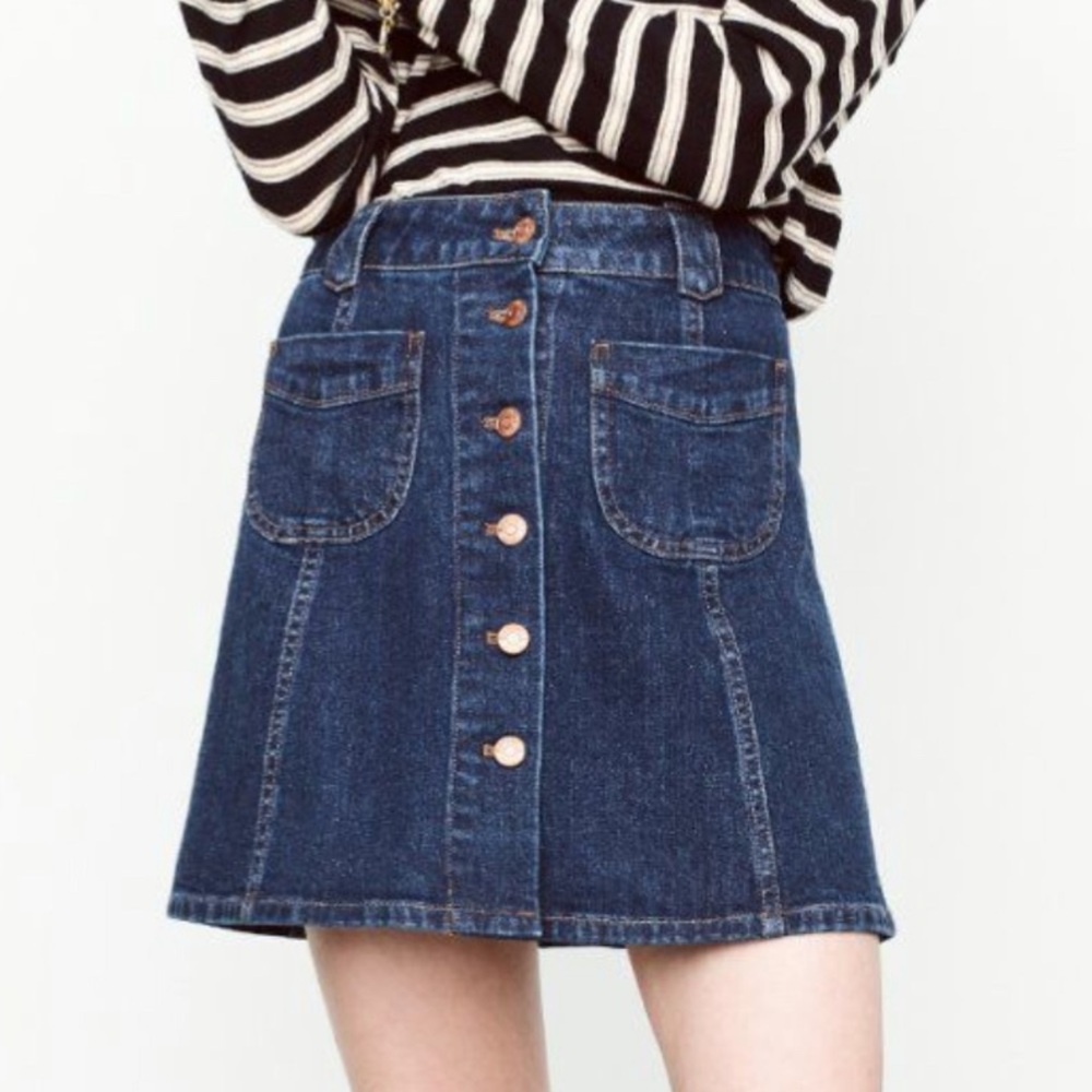 NWT Madewell Jean Skirt